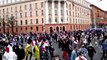 Tens of thousands rally against Belarus president