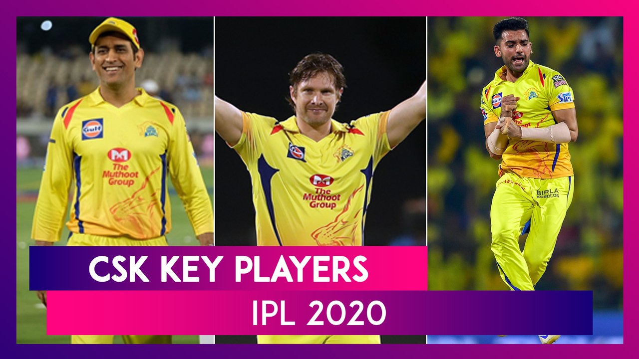 MS Dhoni, Shane Watson, Deepak Chahar and Other...
