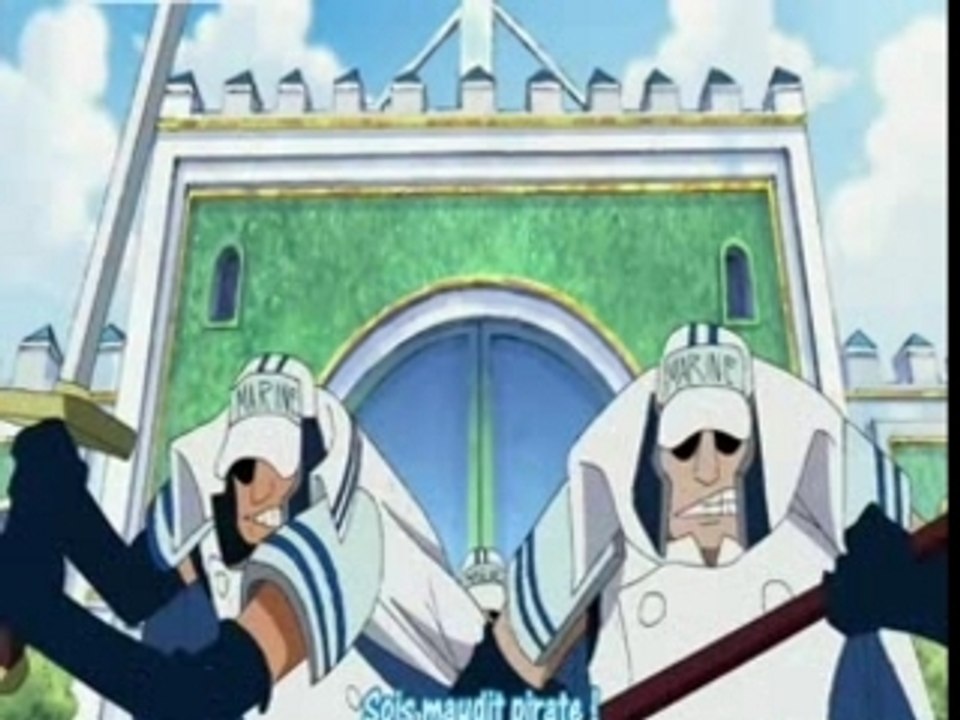 Luffy débarque sur Enies Lobby