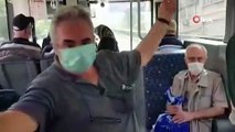 Bursa’da otobüs şoförü ile yolcu arasındaki mesafe tartışması