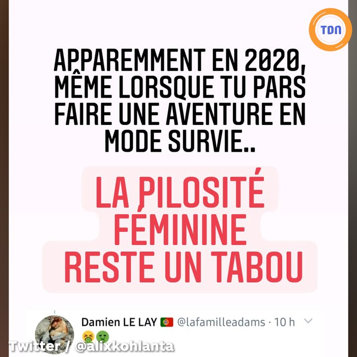 Koh Lanta : alix répond aux critiques sur sa pilosité, Denis Brogniart la soutient !