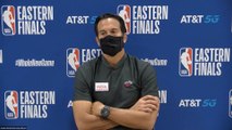 Erik Spoelstra Postgame Interview - Heat REACH NBA FINALS vs Lakers - Celtics Game 6 Eastern Finals