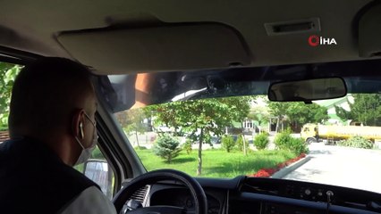 Atakum zabıtasından korona virüs teşhisi alan vatandaşlara karantina kontrolü