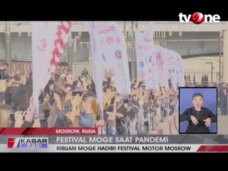 Ribuan Pengendara Motor Gede Padati Ruas Jalan Moskow