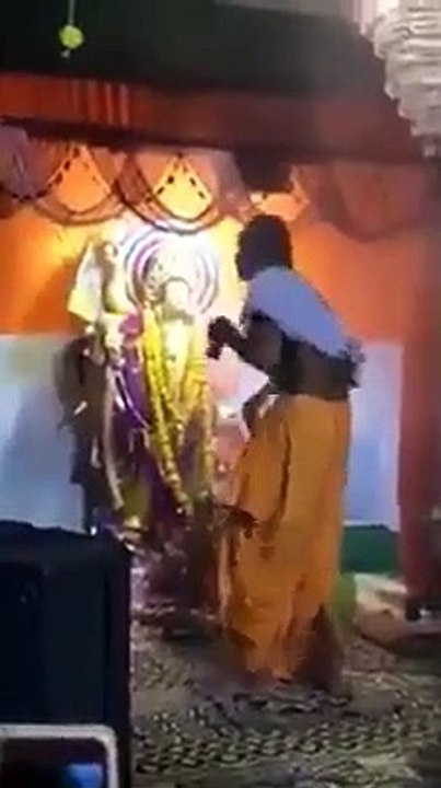 Dancing priest