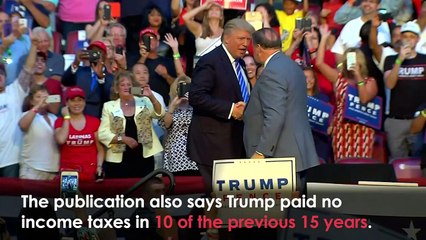Donald Trump Avoids Paying Income Tax Claims NY Times