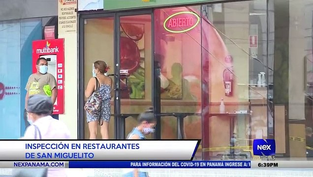 Inspección en restaurantes de San Miguelito - Nex Noticias