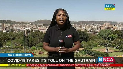 COVID-19 takes its toll on the Gautrain