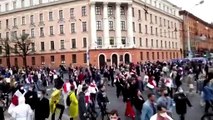 Tens of thousands rally against Belarus president