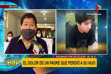 Padre de joven asesinado por delincuente: “por un celular han matado a mi hijo”