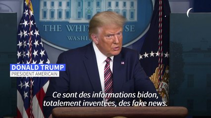 Révélations sur ses impôts: Trump dénonce des "informations bidon"