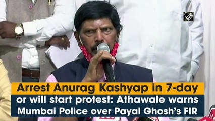 Arrest Anurag Kashyap in 7-day or will start protest: Athawale warns Mumbai Police over Payal Ghosh’s FIR