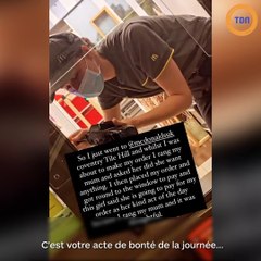Une employée du McDo simplement très généreuse !