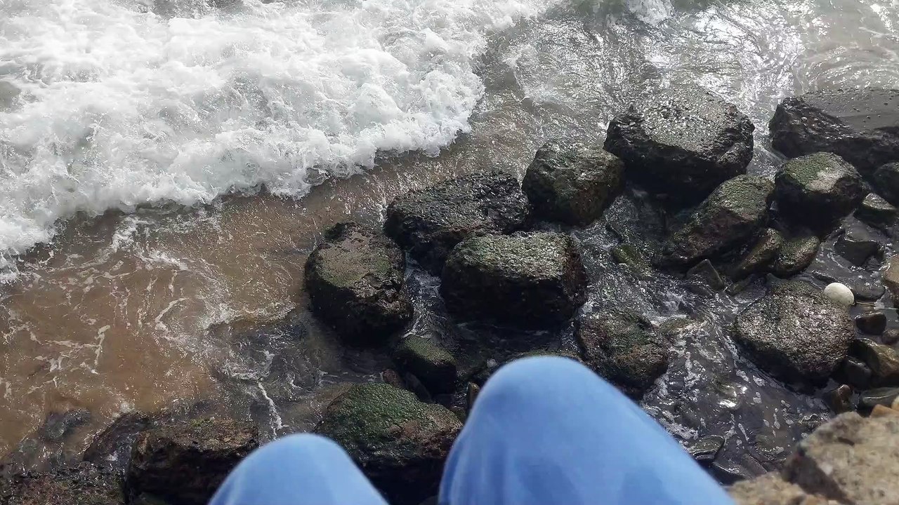 Beach Aerial shot over a sandy coastline natural beautiful royalty Free Stock no copyright video Free for commercial use dron dron aerial view (7)