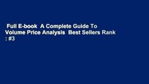 Full E-book  A Complete Guide To Volume Price Analysis  Best Sellers Rank : #3