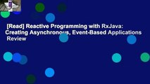 [Read] Reactive Programming with RxJava: Creating Asynchronous, Event-Based Applications  Review
