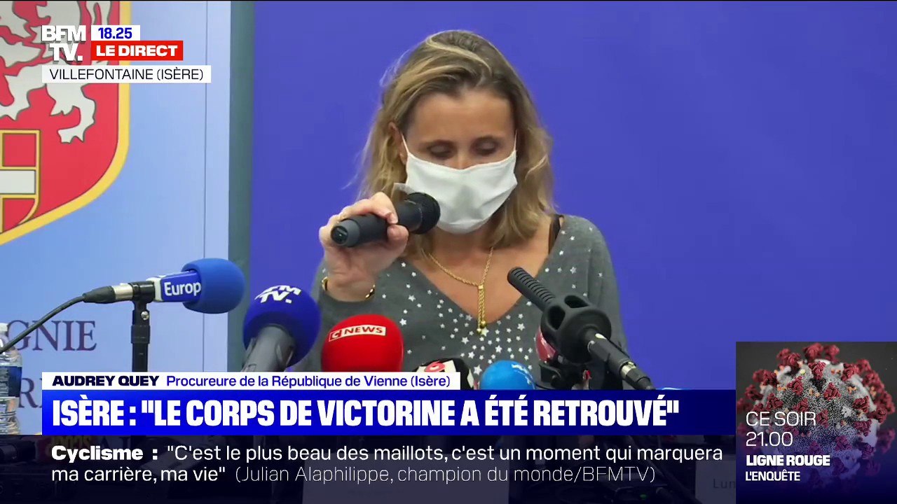 Disparition de Victorine: l'enquête se poursuit sous les qualifications d'"enlèvement, séquestration et homicide volontaire"