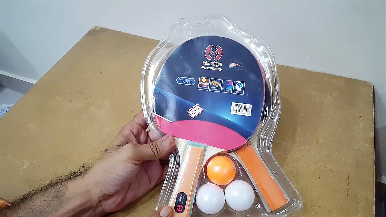 Unboxing and review of Wood Table Tennis Racquet Set