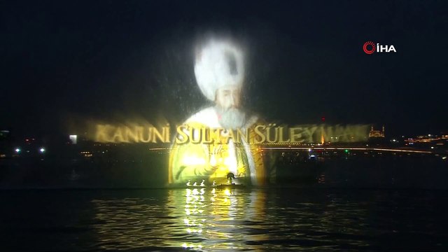 Preveze Deniz Savaşı'nın yıl dönümünde Haliç'te hologram gösterisi