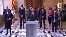 Comparecencia de Quim Torra tras su destitución como Presidente de la Generalitat Catalana