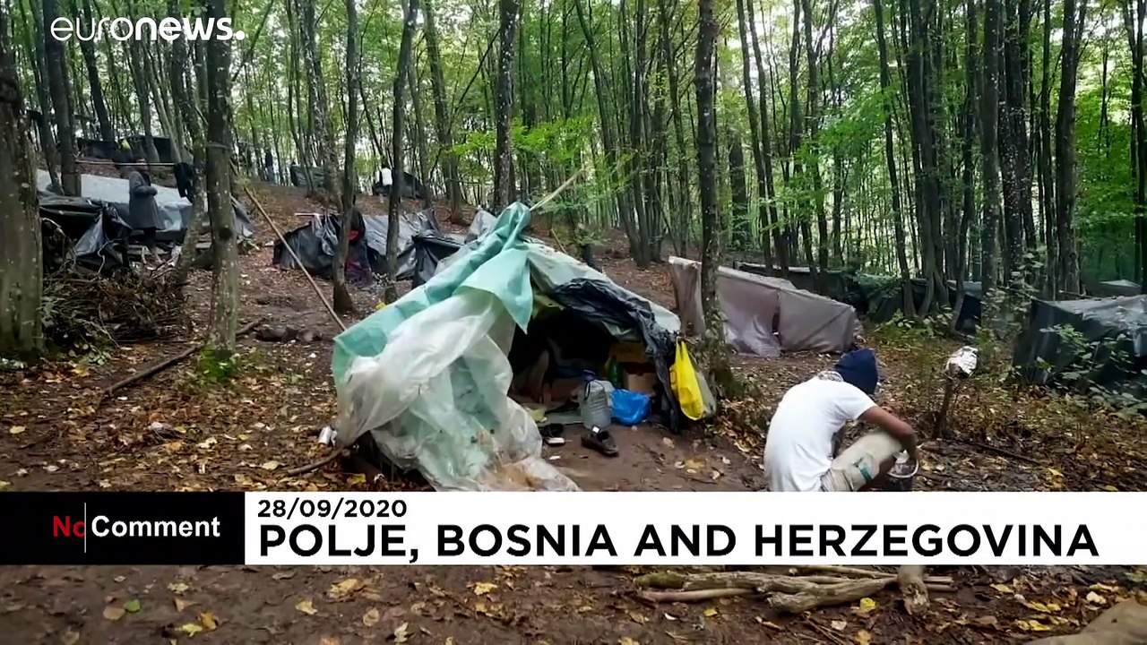 Bosnien: Migranten suchen in Wäldern nach Essen