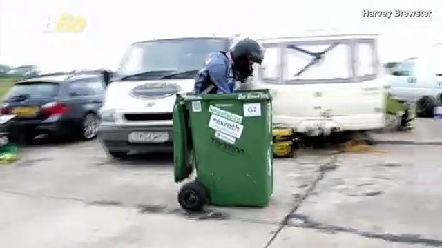 Speed Enthusiasts Race Trash Cans, Toilets and Wheelchairs in Bid for Guinness World Records