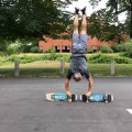 Man Does Amazing Freestyle Skateboarding Trick