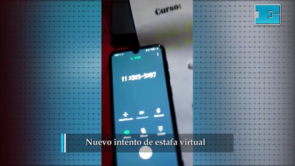 Nuevo intento de estafa virtual