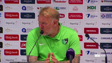Fraport TAV Antalyaspor - Yukatel Denizlispor maçının ardından - Robert Prosinecki - ANTALYA