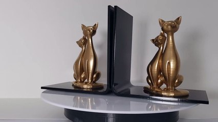 SOEN Kedi Raf Üstü Kitap Tutucu