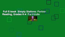 Full E-book  Simply Stations: Partner Reading, Grades K-4  For Kindle