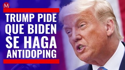Trump pide que Biden se haga el antidoping antes del primer debate presidencial