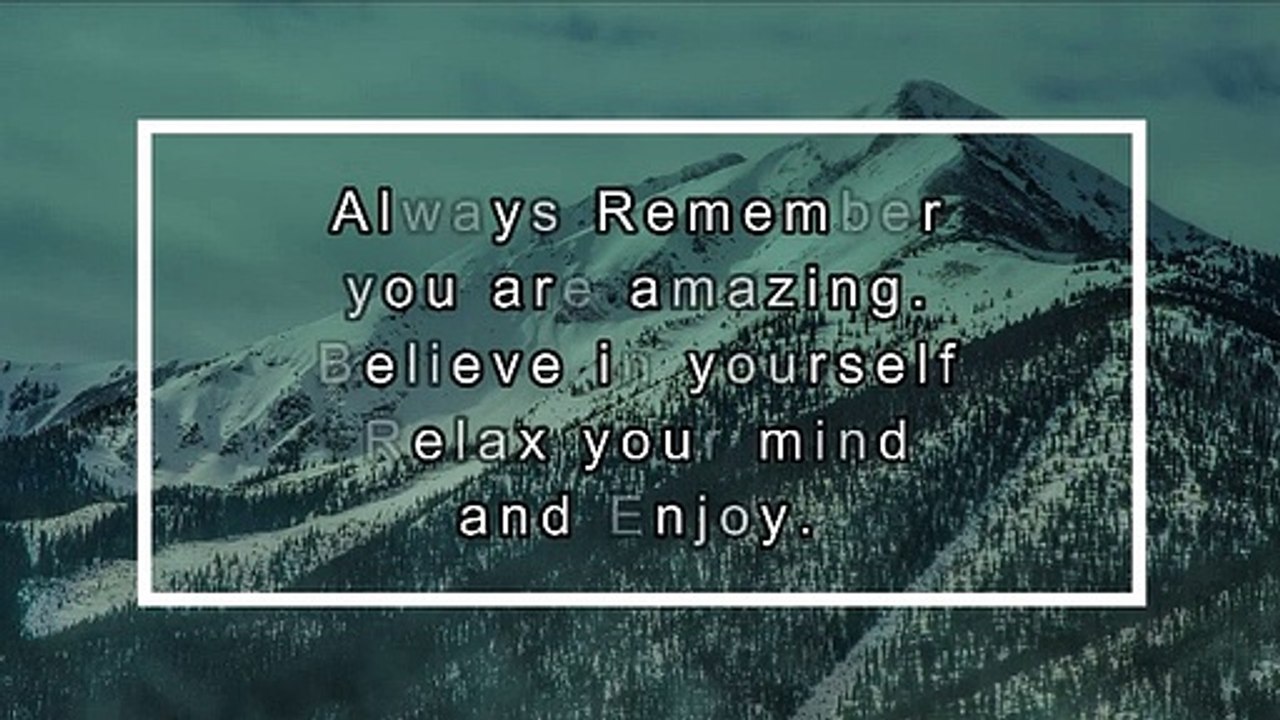 Day1 Relax yourself