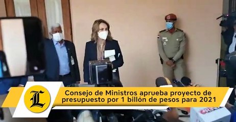 Consejo de Ministros aprueba proyecto de presupuesto por 1 billón de pesos para 2021