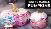 How To Marble A Pumpkin With Nail Polish | Good Houskeeping