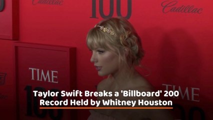 Taylor Swift Breaks A Whitney Houston Record