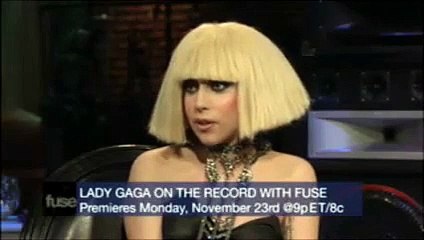 Lady Gaga Sits Down on Fuse's "On The Record"