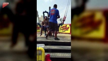 Maquinista fingió avería momentos antes de accionar una atracción en un parque de diversiones