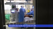 Covid-19: Brasil registra 819 mortes