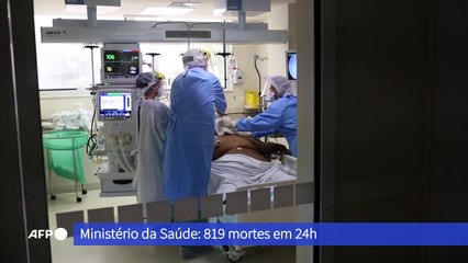 Covid-19: Brasil registra 819 mortes