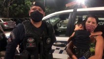 Polícia militar resgata criança que foi levada por duas mulher, em Ceilândia Norte