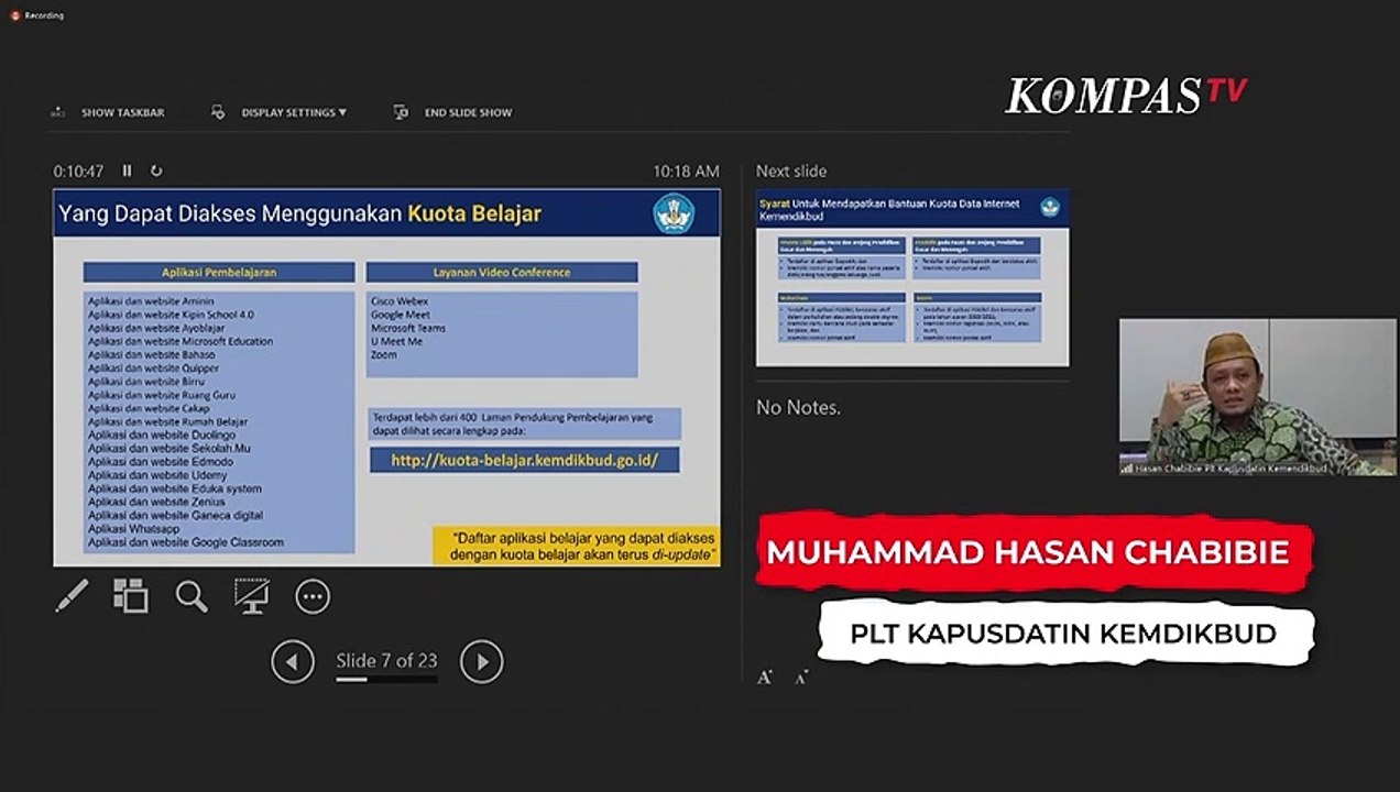 Daftar Aplikasi dan Laman Web yang Dapat Diakses Menggunakan Kuota Internet Kemdikbud