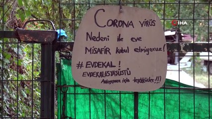 Virüsten korunmak için misafir kabul etmiyorlar