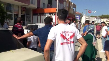 Bisikletli çocuğa çarpmamak için ölümden döndü...Kaza anı kamerada