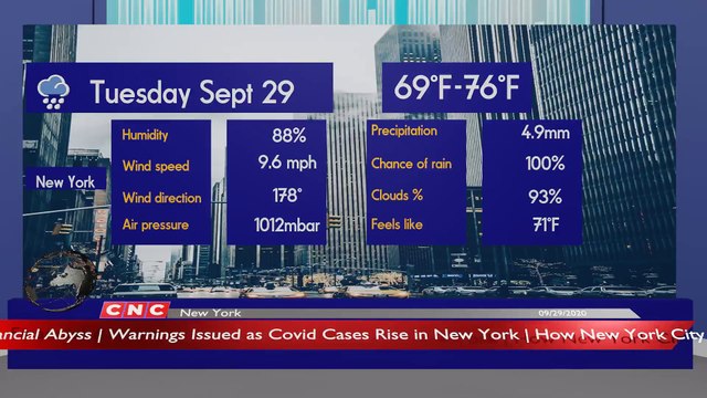 Weather Forecast New York ▶ New York Weather Forecast and Local News 09/29/20