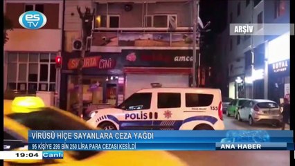 Eskişehir'de koronavirüs cezası yağdı: 95 kişiye 299 bin lira