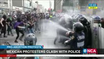 Mexican protesters clash with police