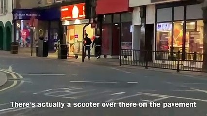 Discarded e-scooters in Northampton - September 2020