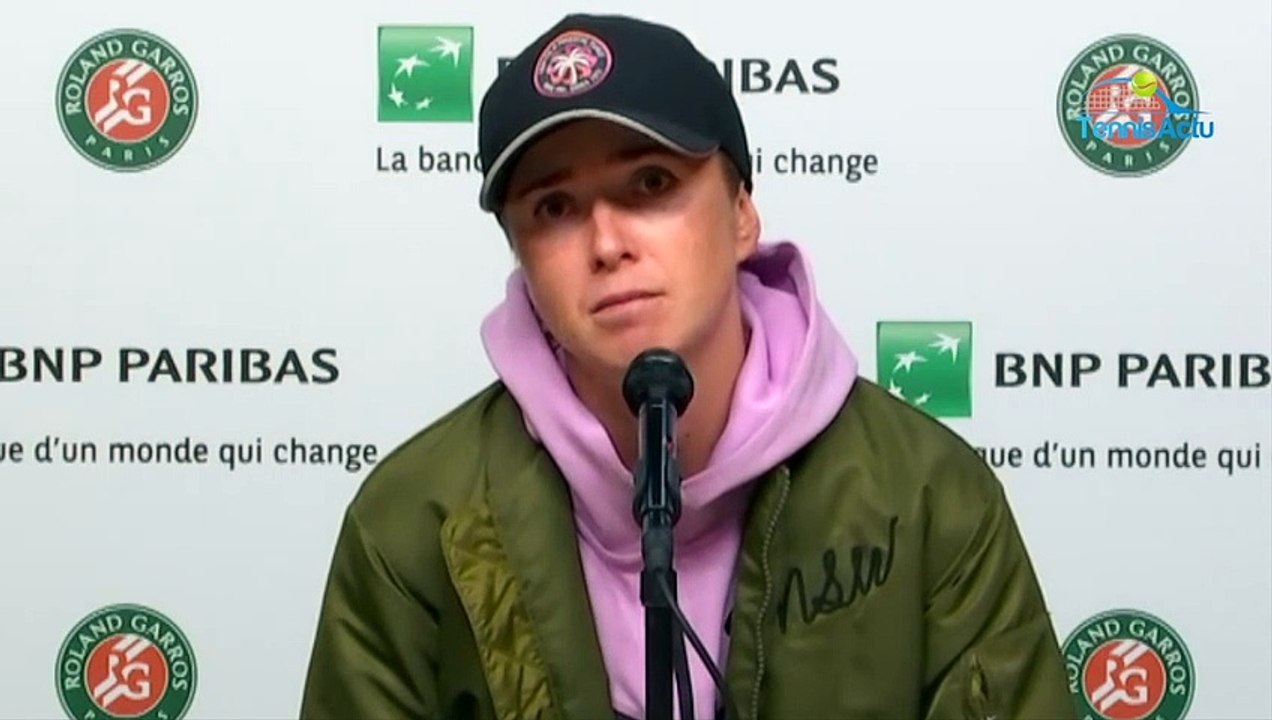 Roland-Garros 2020 - Elina Svitolina : "C'est bien de savoir faire autre chose que le tennis... !"
