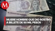 Murió por covid Fulgencio Sandoval, el hombre detrás de la imagen de los billete de 50 mil pesos
